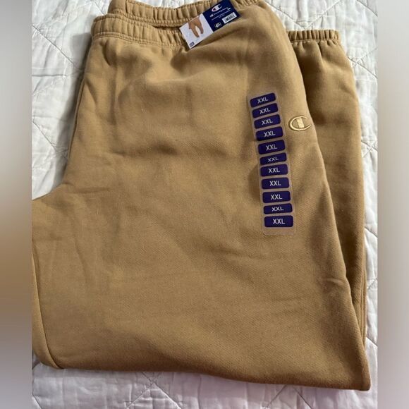 Champion Ladies Fleece Lined Joggers Tantalizing Tan NWT Size XXL - Picture 5 of 12